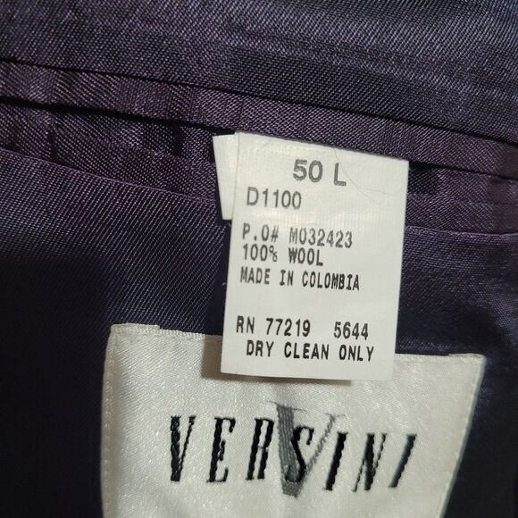 Versini Mens Wool Blazer 50 L - Picture 5 of 5